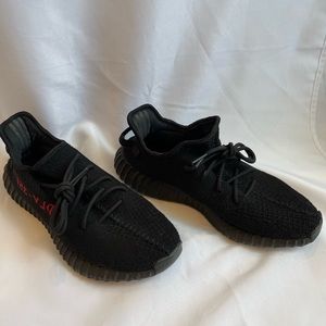 Black Yeezy 350 V2, size 12